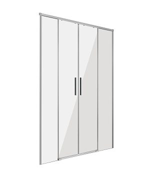 Душевая дверь Grossman Fly GR-D120Fl 120х190 стекло прозрачное профиль хром